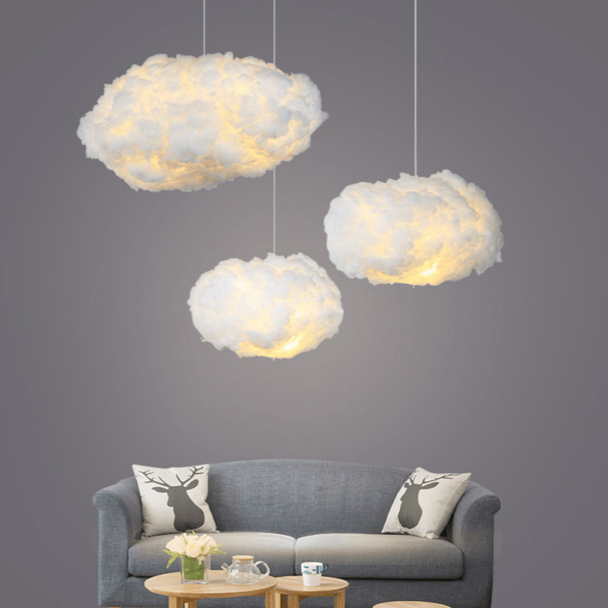 Wolkentraum – Weiche LED-Deckenlampe in Wolkenform