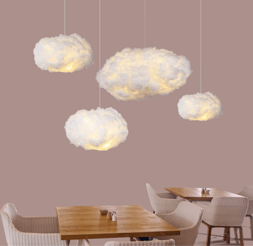 Wolkentraum – Weiche LED-Deckenlampe in Wolkenform