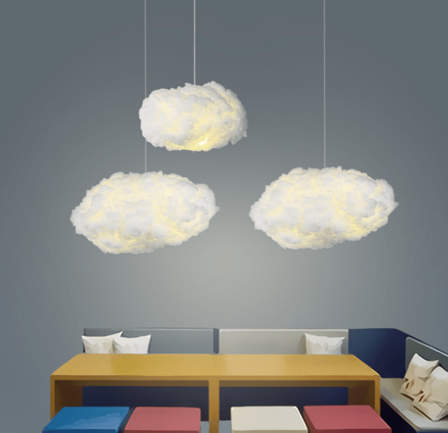 Wolkentraum – Weiche LED-Deckenlampe in Wolkenform