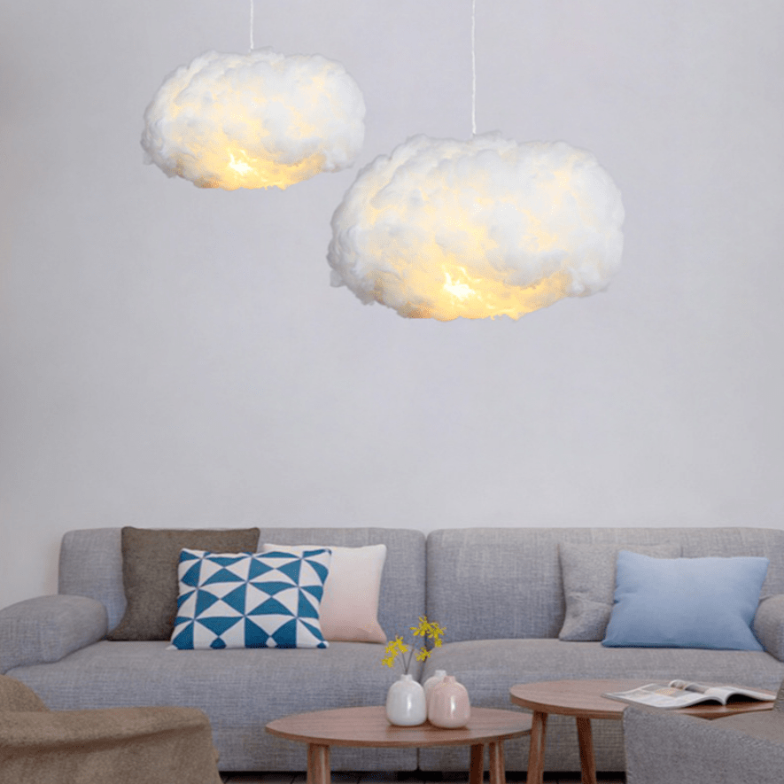 Wolkentraum – Weiche LED-Deckenlampe in Wolkenform