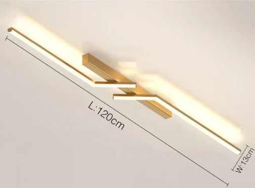 SleekLine – Moderne LED-Deckenlampe mit Linien-Design
