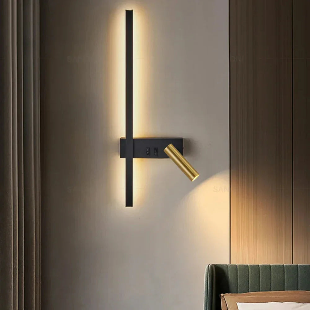 Akagi – Zeitgemäße Wandlampe mit edlem Licht