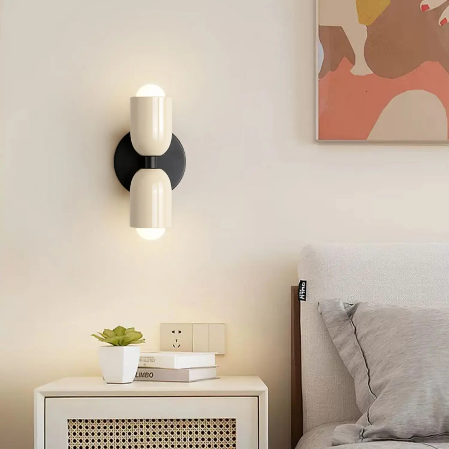 Vega – Nordic LED-Wandleuchte mit Doppelkopf-Design