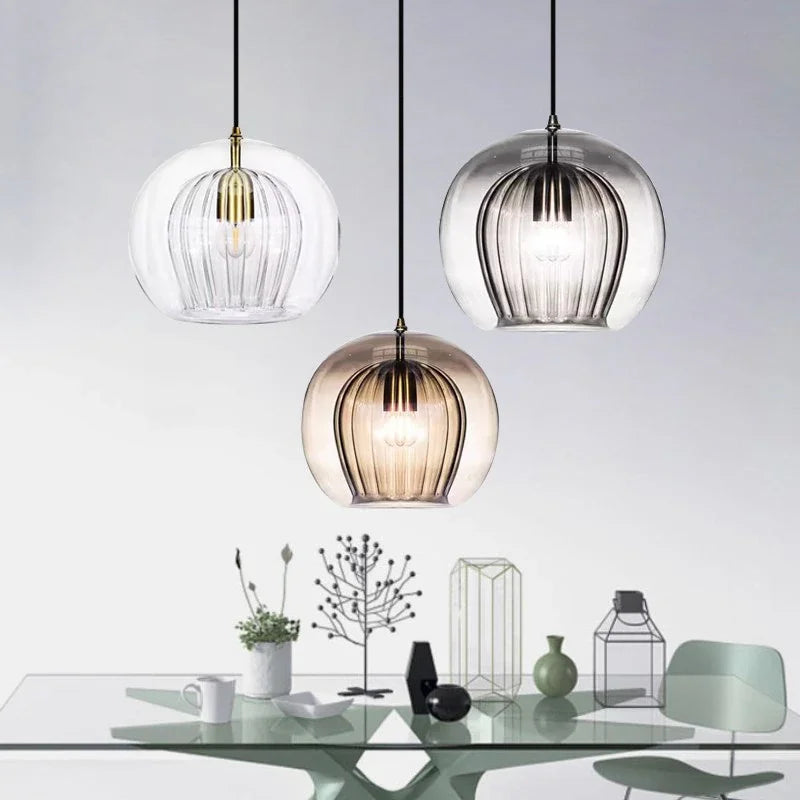 Alyna – Minimalistische Glas-Pendelleuchte