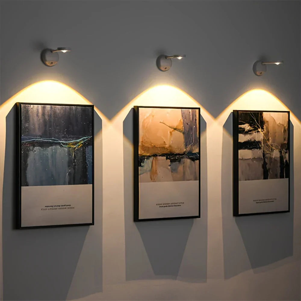 SmartBeam – Wiederaufladbarer LED-Wandstrahler mit Sensor