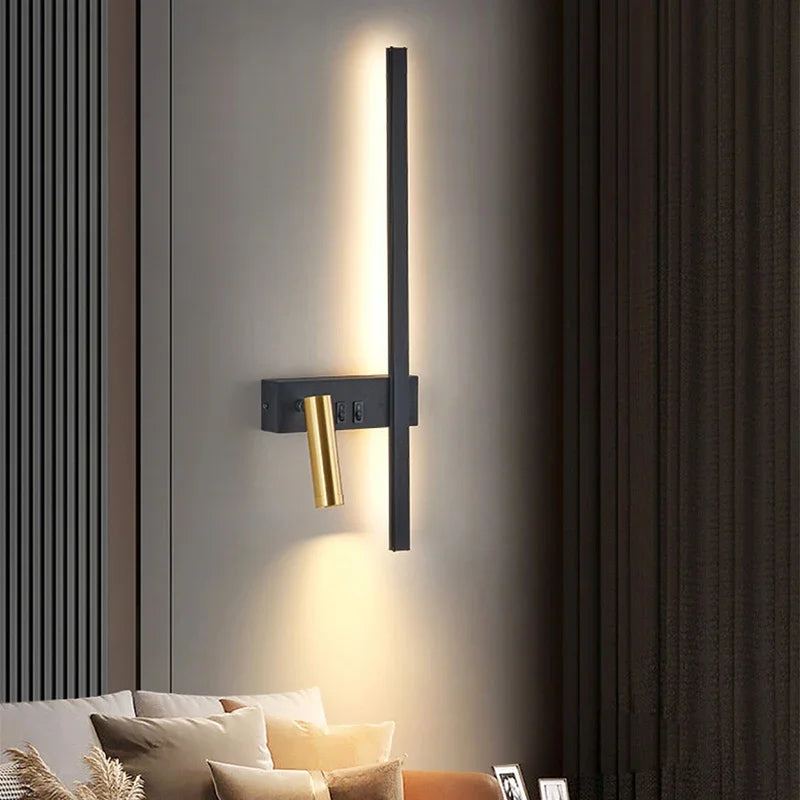 Akagi – Zeitgemäße Wandlampe mit edlem Licht
