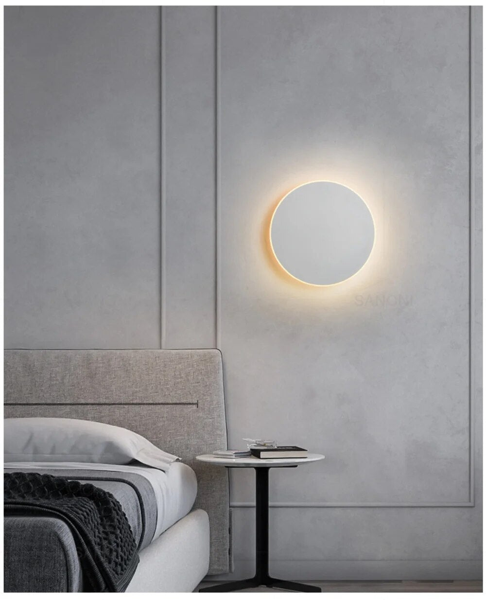 SleekGlow Wandlampe – Runde LED-Leuchte für stilvolle, moderne Wandbeleuchtung