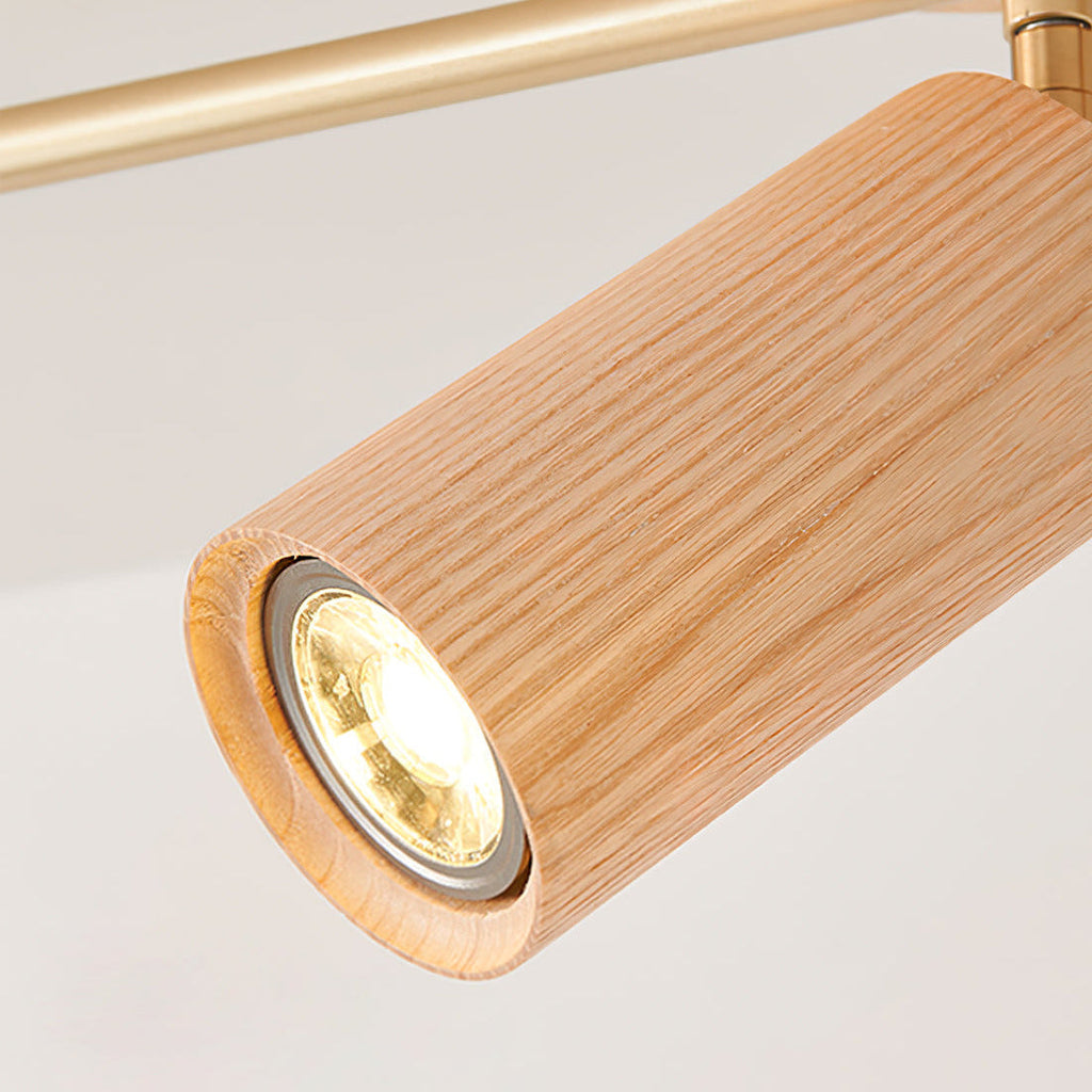 Nerea – Moderne Holz-Deckenlampe