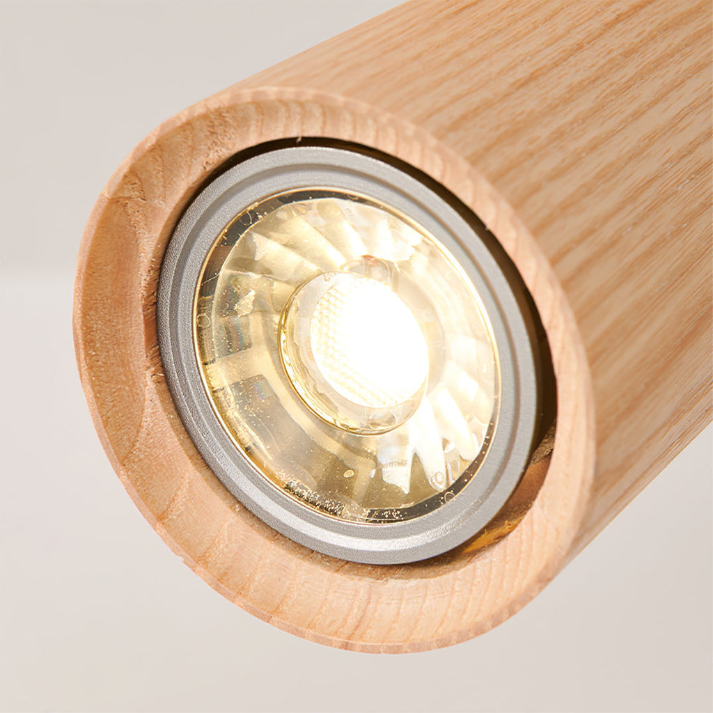 Nerea – Moderne Holz-Deckenlampe
