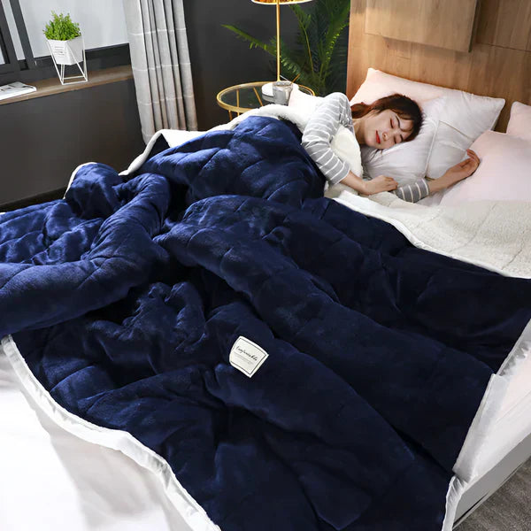 Velina – Kuschelige Sherpa-Fleece-Decke
