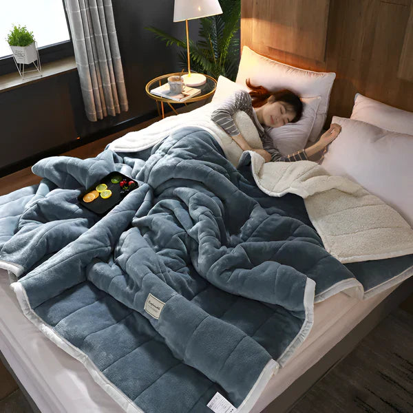 Velina – Kuschelige Sherpa-Fleece-Decke