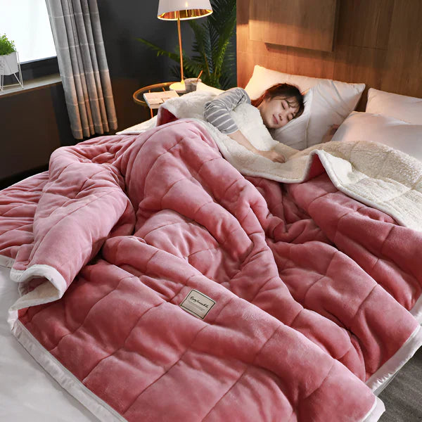 Velina – Kuschelige Sherpa-Fleece-Decke