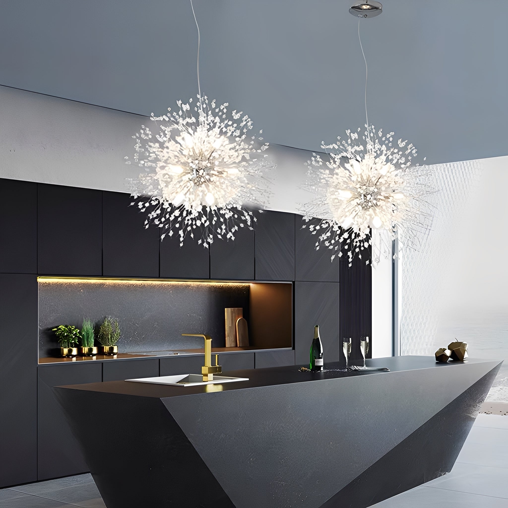 Andy – Lichtluxus-Stil Kristall-Kronleuchter