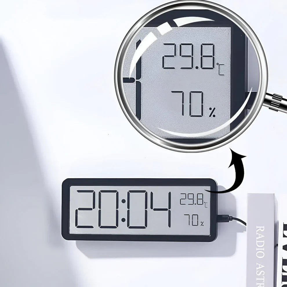 Ione – Digitale LED-Wanduhr