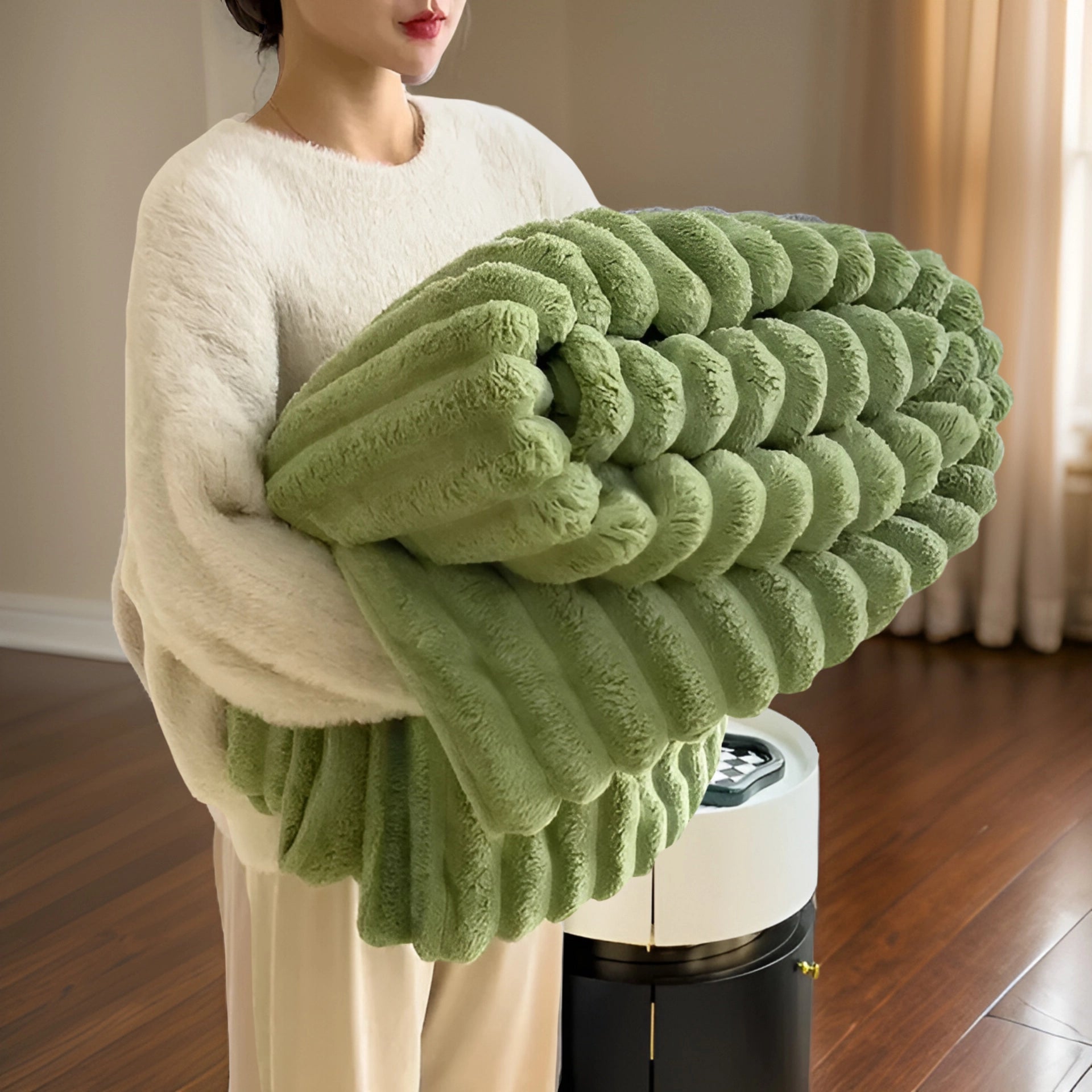 Nuvira – Weiche Luxusdecke mit Hasenfell-Feeling