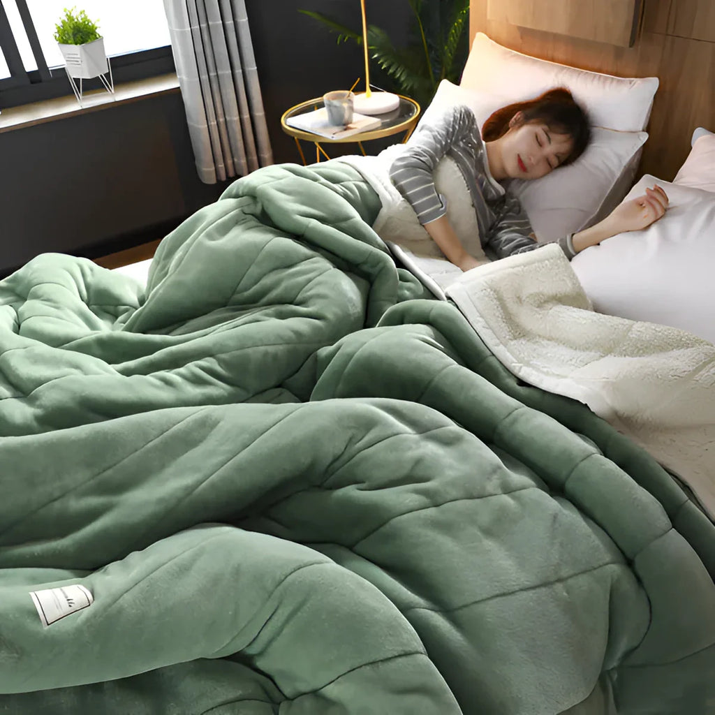 Velara – Weiche Coral-Fleece-Decke