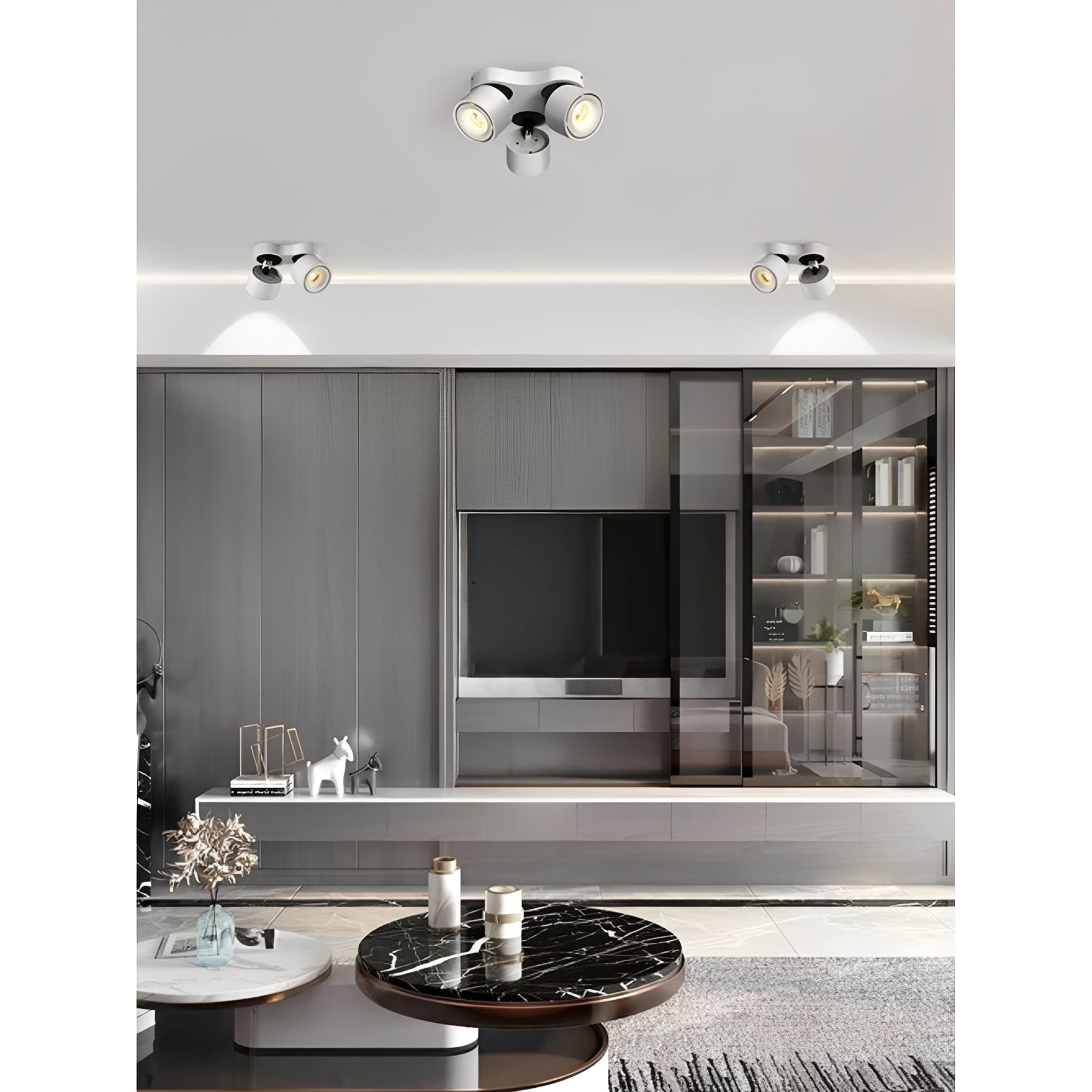 Tricos – Zweiflammige LED-Deckenleuchte