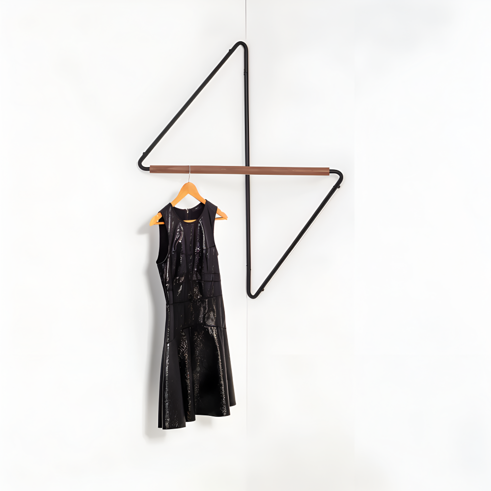 Mika – Minimalistischer Design-Eck-Kleiderständer