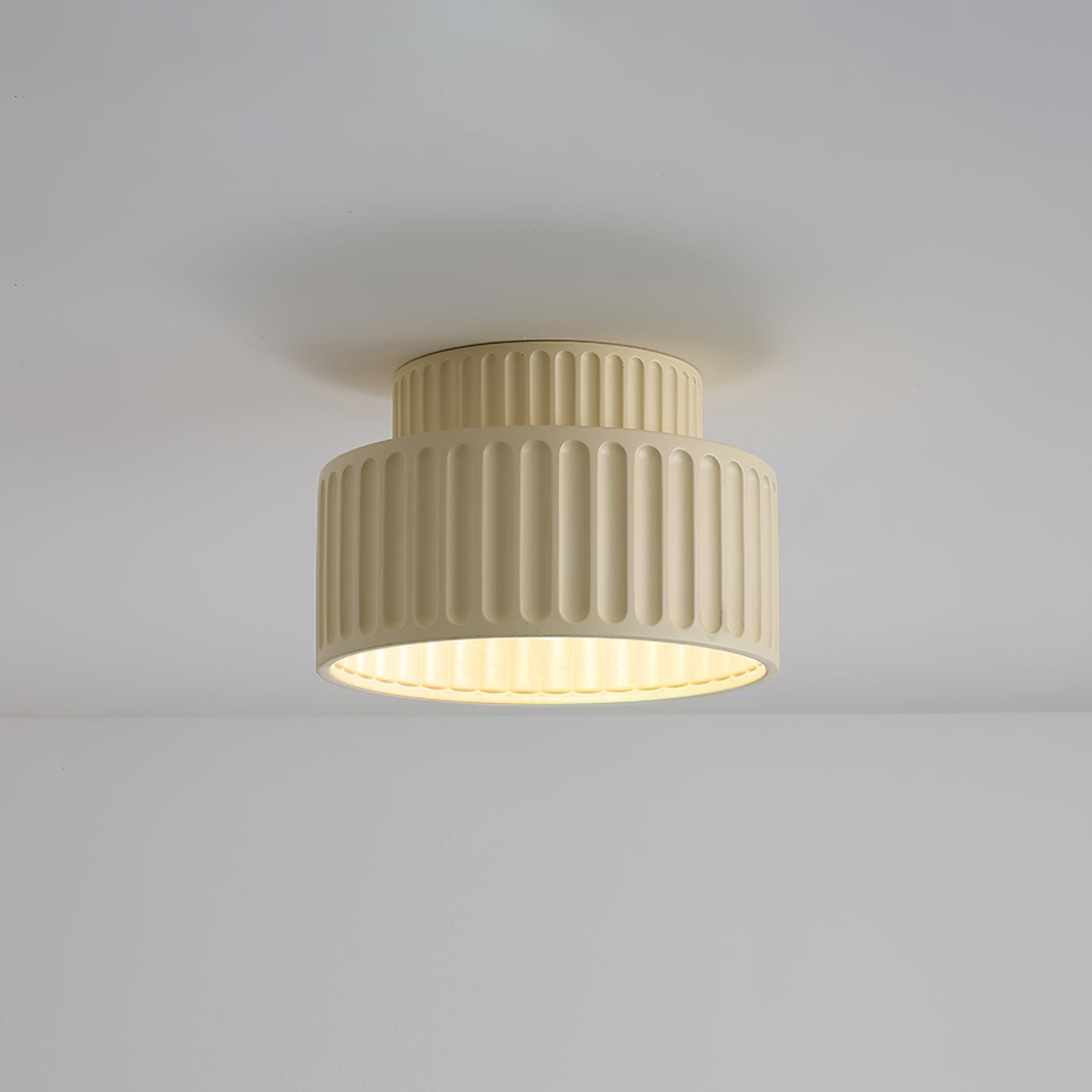 Coralie – Creme-Stil LED-Deckenlampe