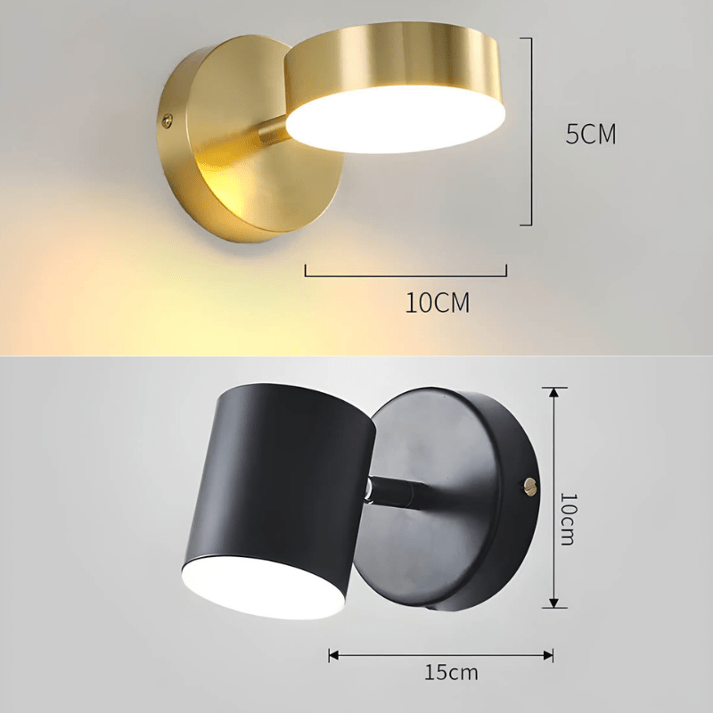 Natsumi – Skandinavische Kupfer-LED-Lampe für die Wand