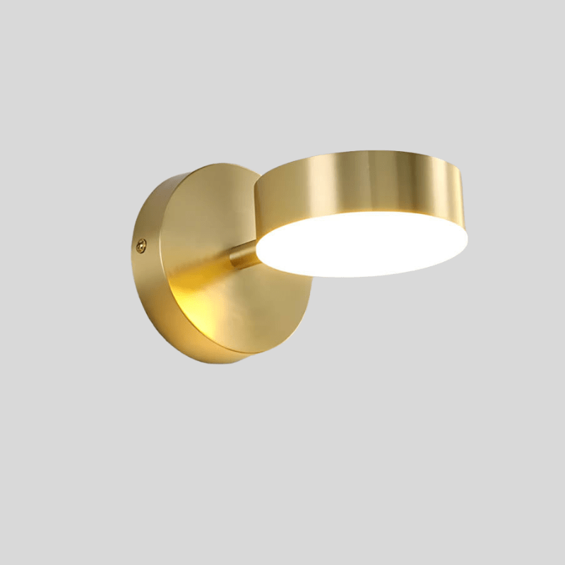 Natsumi – Skandinavische Kupfer-LED-Lampe für die Wand
