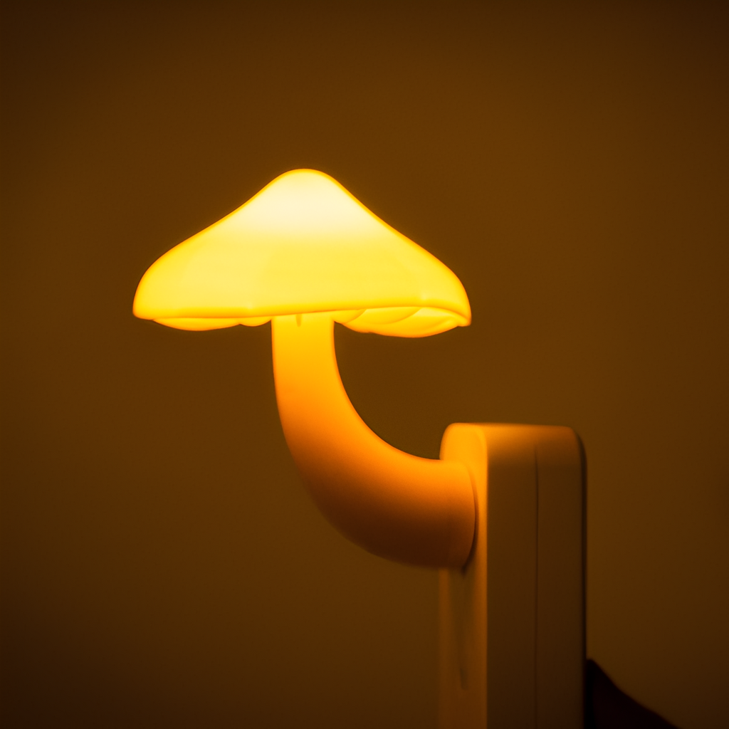 Minea – LED-Pilzleuchte mit automatischem Sensor