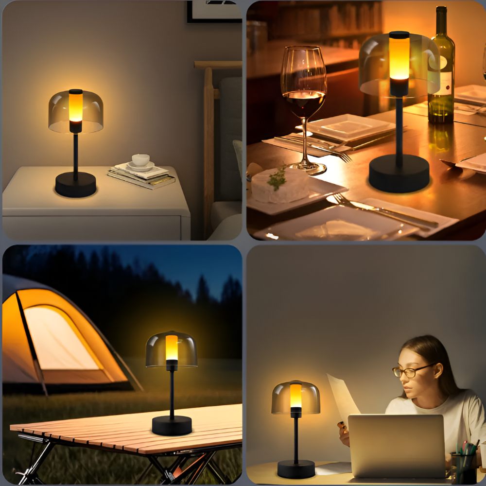 Riza – Vielseitige LED-Nachttischlampe mit Touch-Funktion