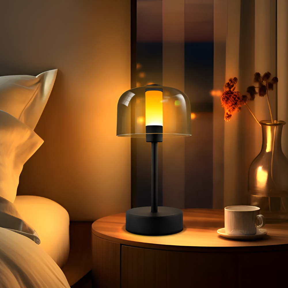 Riza – Vielseitige LED-Nachttischlampe mit Touch-Funktion