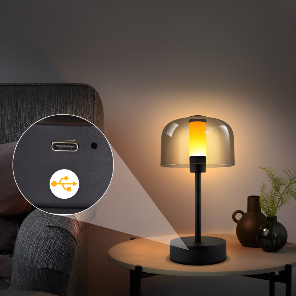 Riza – Vielseitige LED-Nachttischlampe mit Touch-Funktion