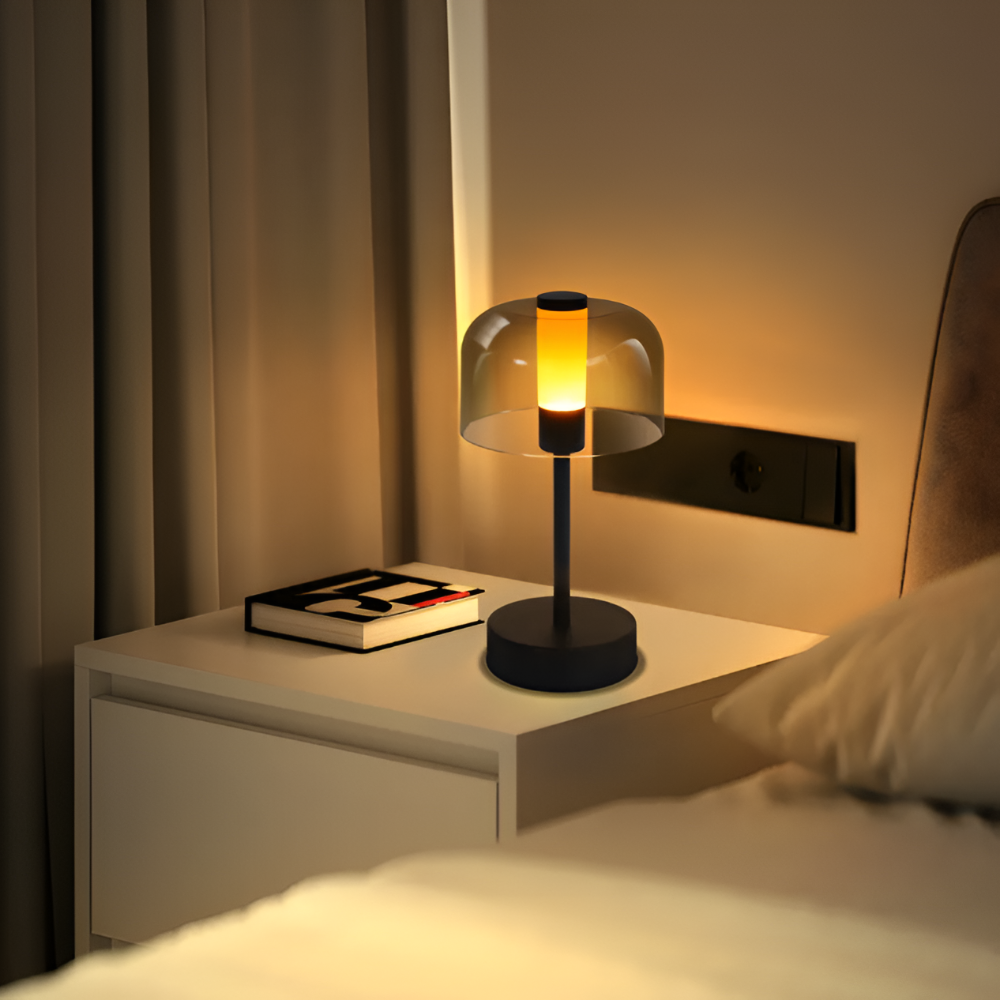Riza – Vielseitige LED-Nachttischlampe mit Touch-Funktion