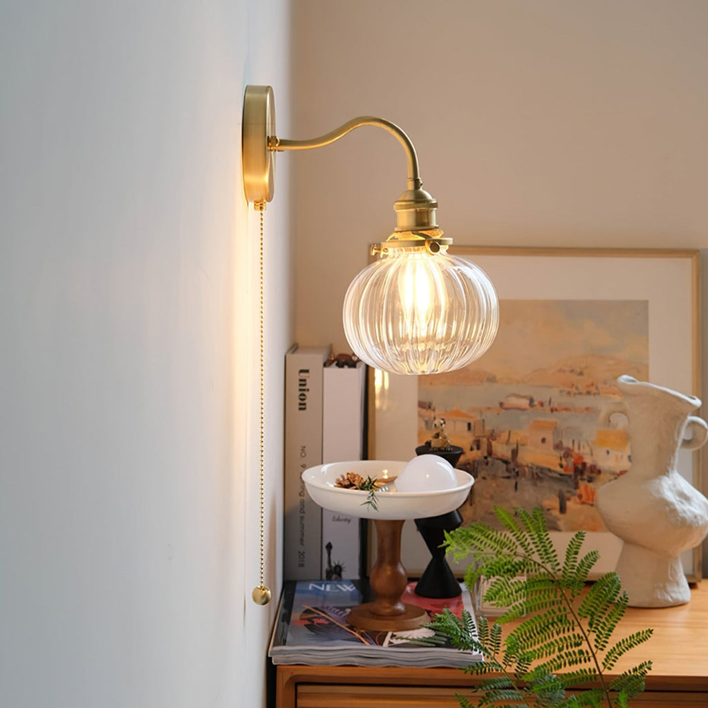 Tommy – Vintage Wandlampe aus Glas