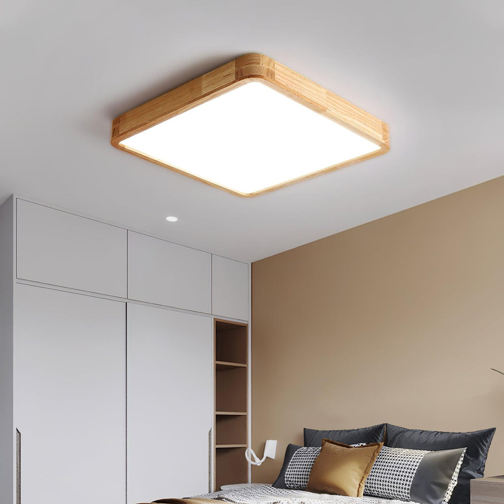 Rika – Moderne rechteckige LED-Lampe für die Decke
