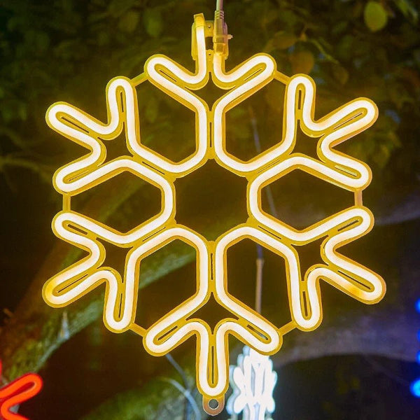 Yukina – LED-Licht in Schneeflockenform für Weihnachten