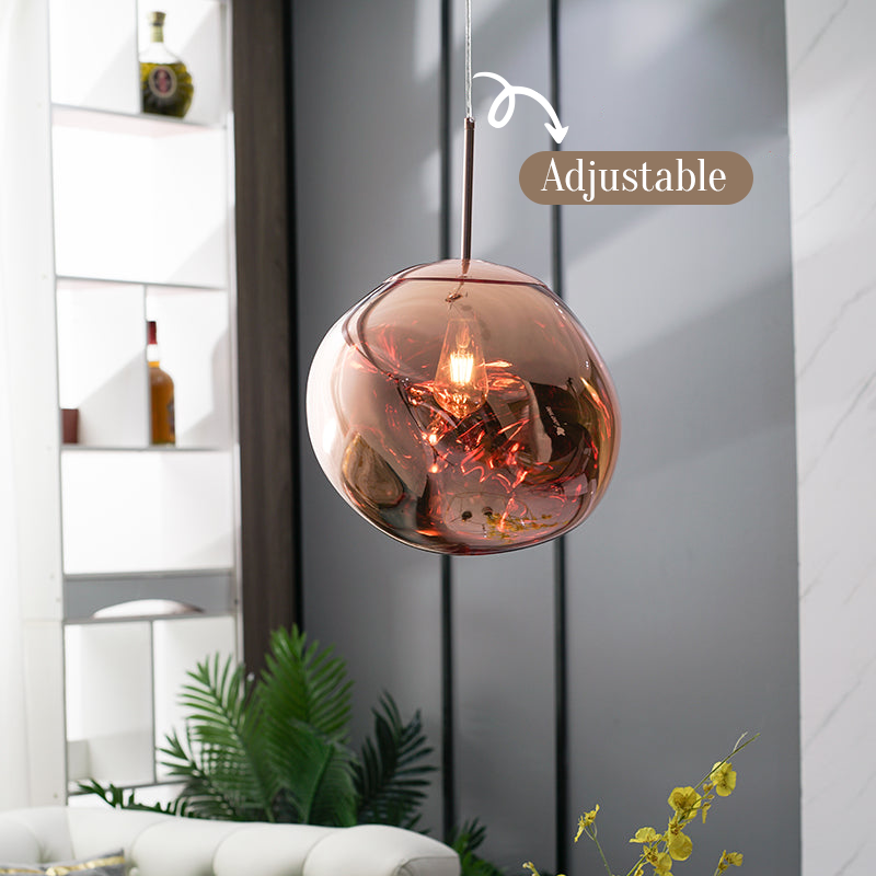 LavaGlow – Handgefertigte Glas-Pendelleuchte mit Lava-Effekt