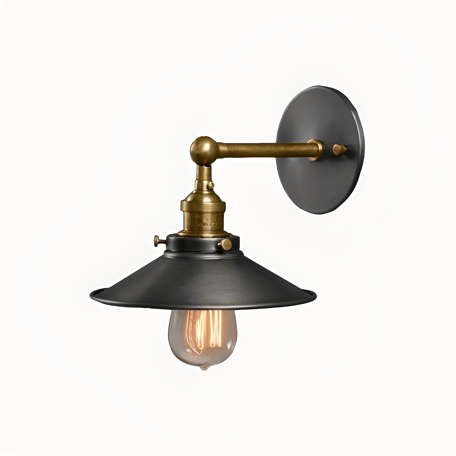 Rafael – Vintage Eisen-Wandleuchte