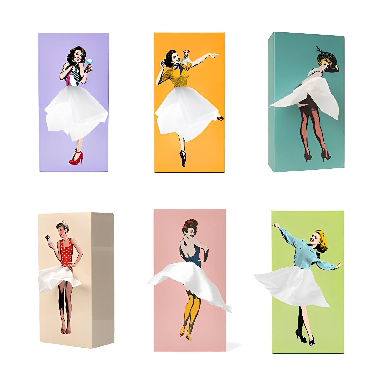 Mira – Taschentuchbox im Ballerina-Stil