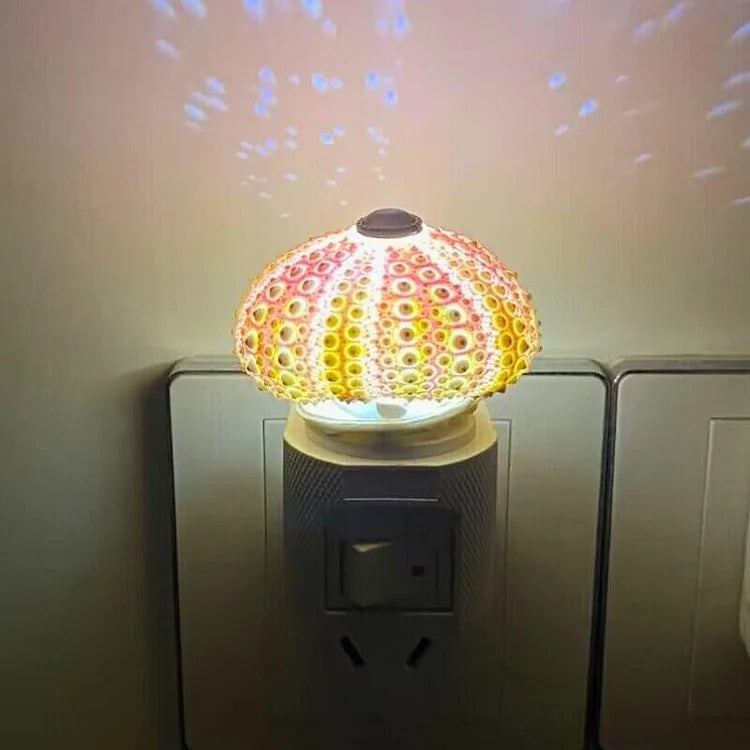Nerida – Handgemachte Seeigel-Qualle Nachtlampe