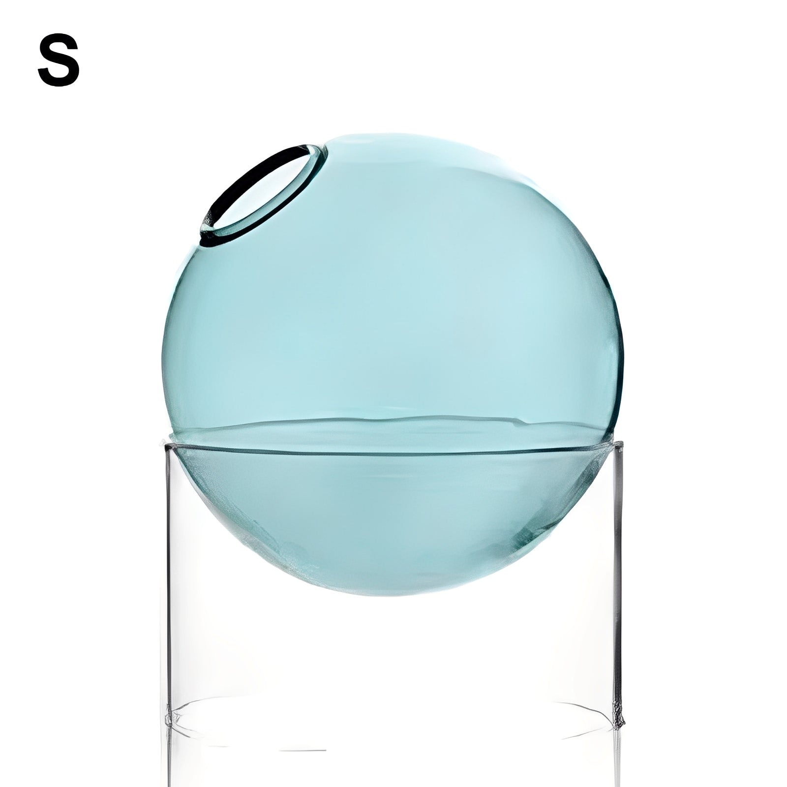 Amira – Farbige Glas Kugelvase Deko