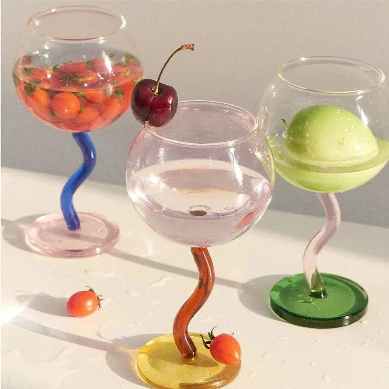 TwistGlass – Buntglas mit gedrehtem Stiel