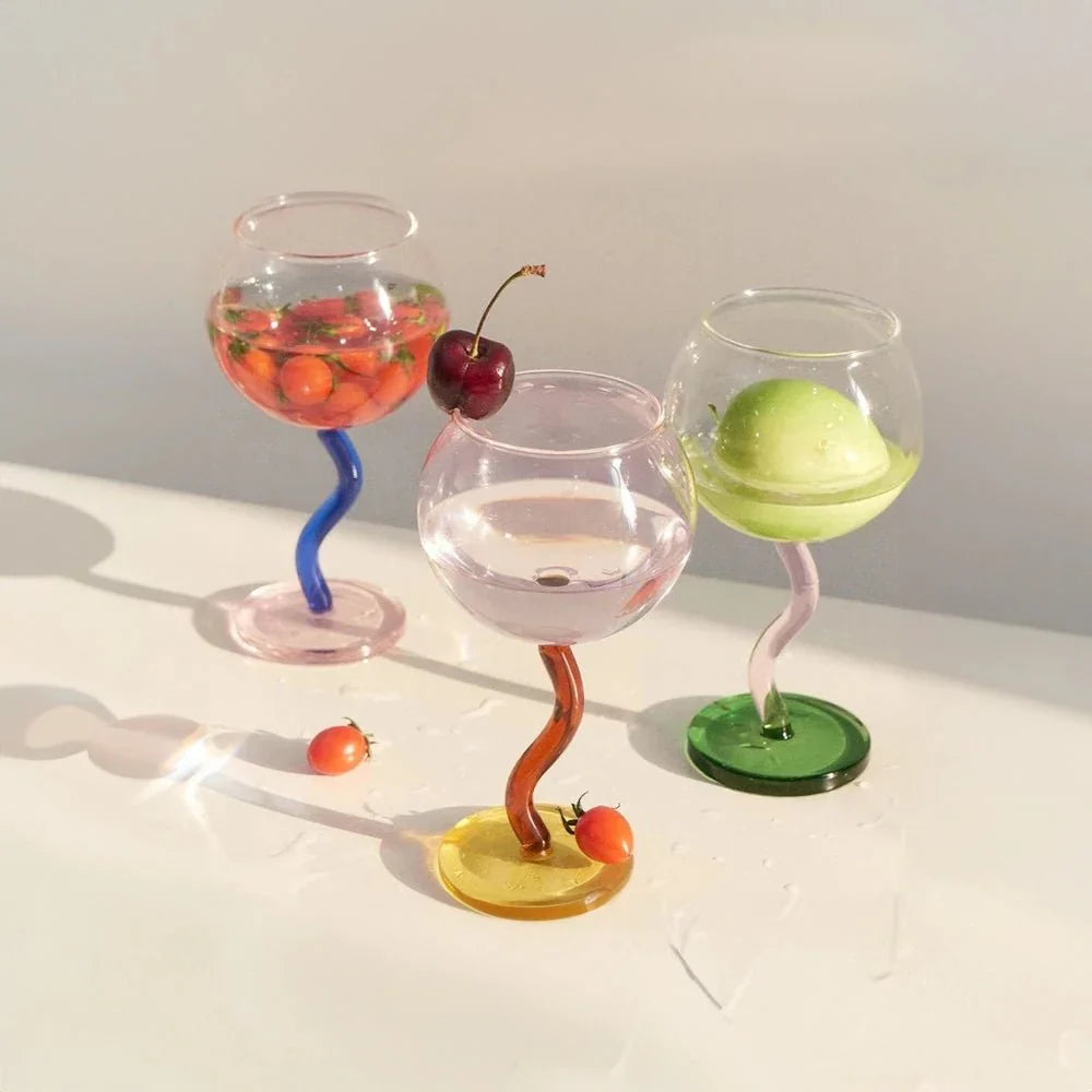TwistGlass – Buntglas mit gedrehtem Stiel