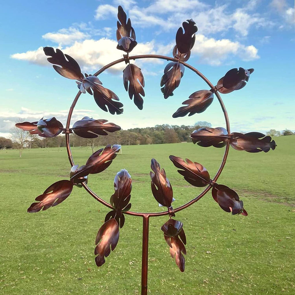 WindTwirler – Kinetischer Windspinner aus Metall für den Garten