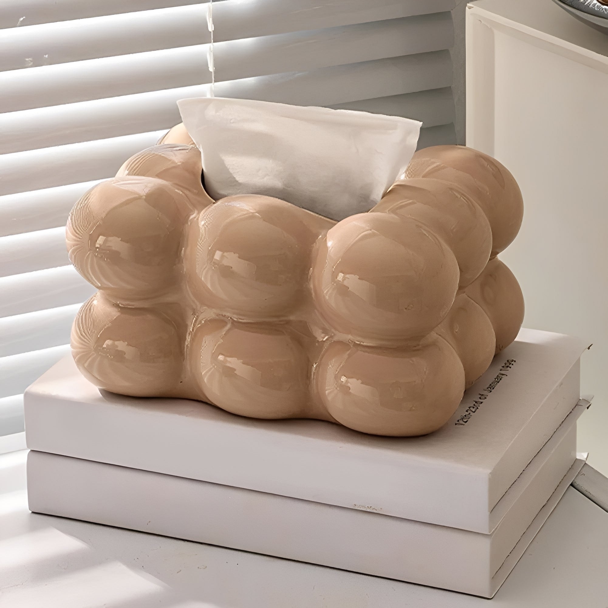 Reiko – Schicke Taschentuchbox aus Keramik