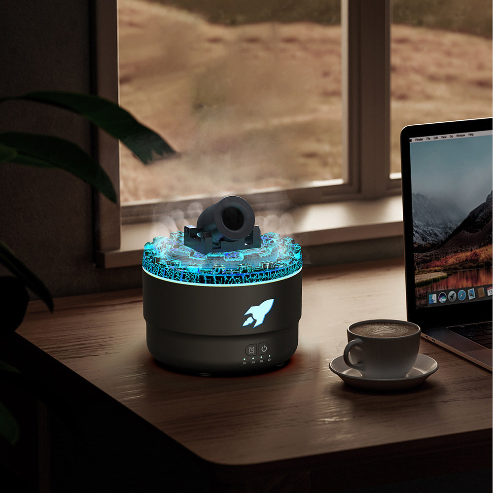 AromaGlow – Luftbefeuchter & Diffusor mit Nachtlicht-Effekt