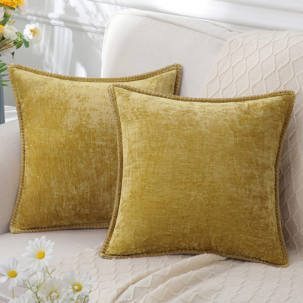 Audrey – Chenille-Kissenbezug für edles Wohndesign