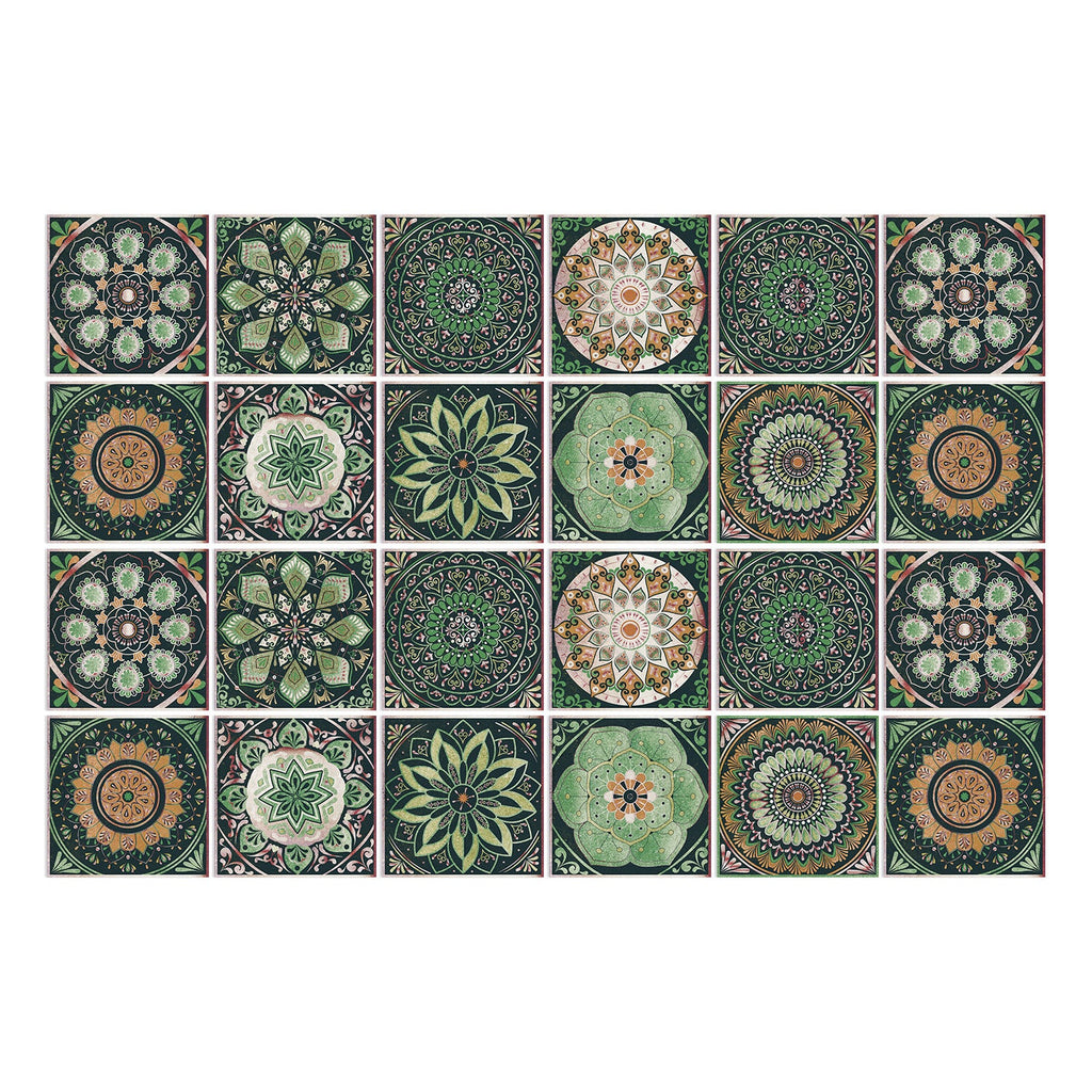 Mandala Selbstklebender Wandfliesenaufkleber für die Küche