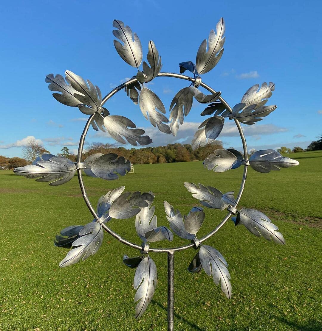 WindTwirler – Kinetischer Windspinner aus Metall für den Garten