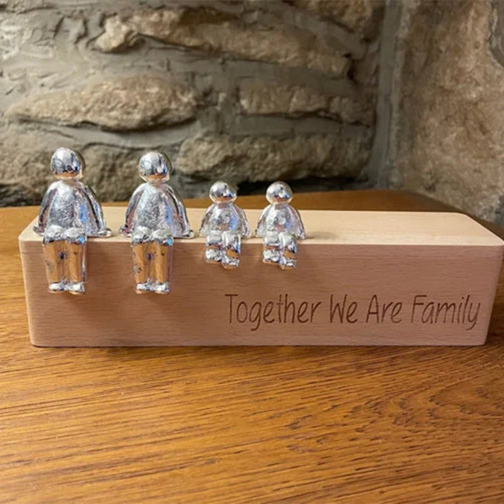 Skulptur Unendliches Familienband