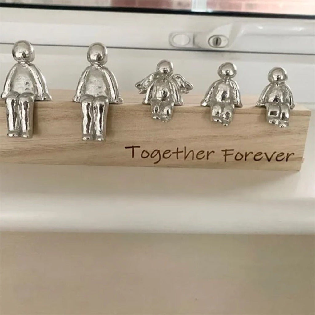 Skulptur Unendliches Familienband