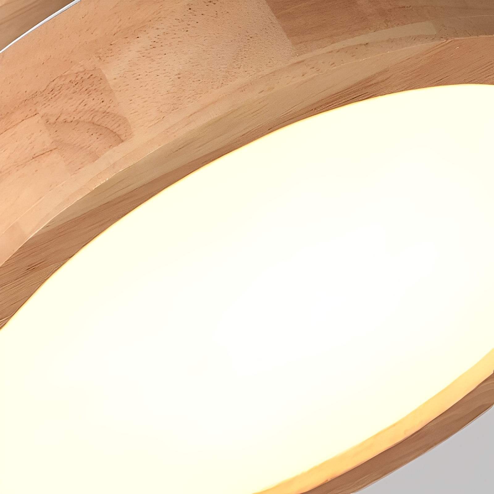 Airi – Runde Deckenleuchte aus Holz