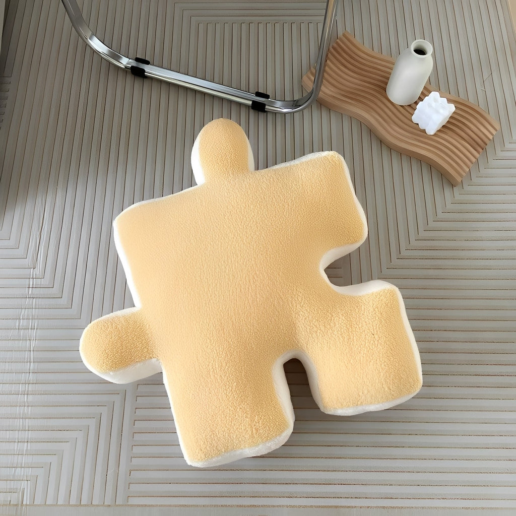 PuzzlePlush – Kreatives Schmusekissen im Puzzle-Stück-Design